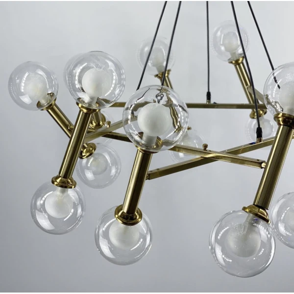 Сучасна люстра Line.F G9 латунний 590_835 - Фото 5