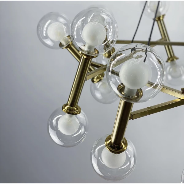 Сучасна люстра Line.F G9 латунний 590_835 - Фото 4