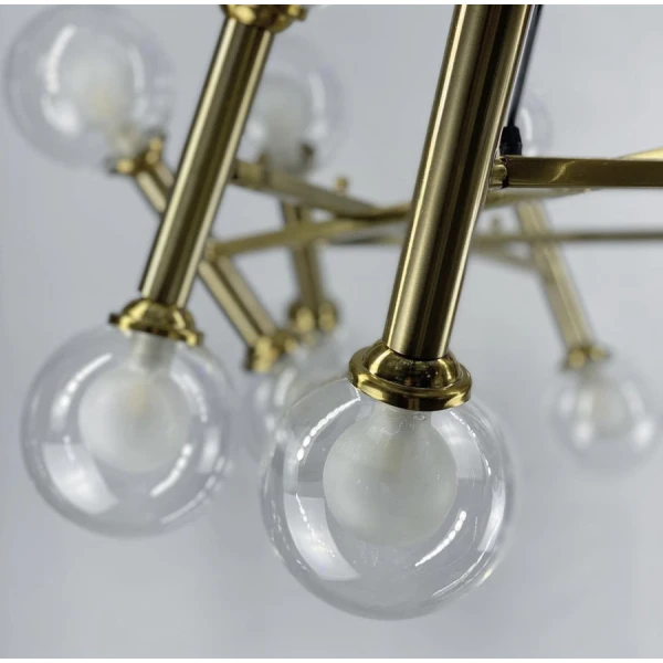 Сучасна люстра Line.F G9 латунний 590_835 - Фото 3