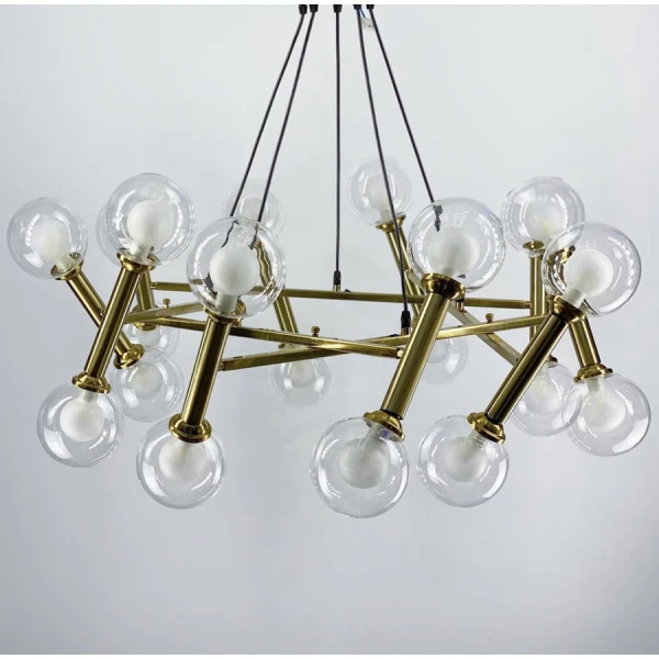 Сучасна люстра Line.F G9 латунний 590_835 - Фото 1