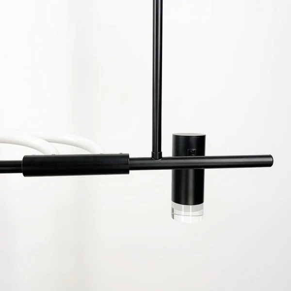 Видовжена люстра Line.F 46Вт 4000K чорний 1927_2941 - Фото 3