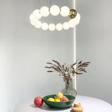 Line.F MJ 10 31Вт 3000–4500–6000K латунний 3054_6262. Люстра підвісна