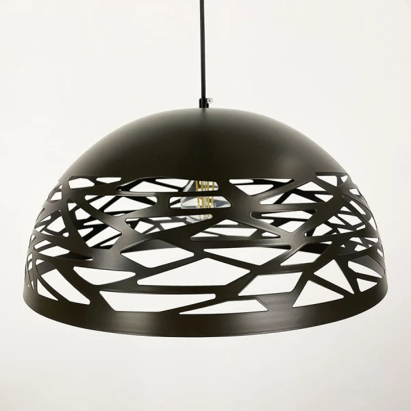 Підвісний світильник Line.F MJ 193 E27 коричневий 3699_7036 - Фото 4