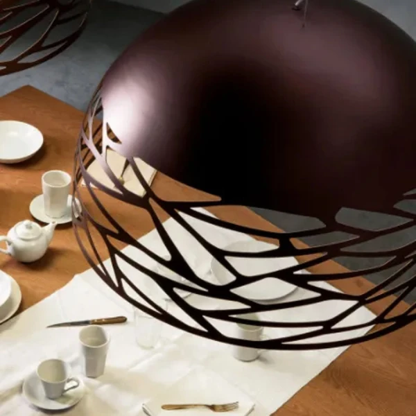 Підвісний світильник Line.F MJ 193 E27 коричневий 3699_7036 - Фото 1