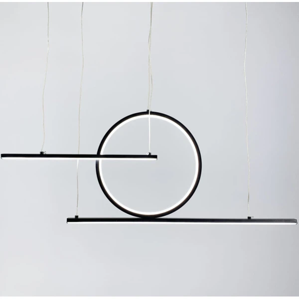 Видовжена люстра Line.F MJ 24 25Вт 3000–4500–6000K чорний 1900_2890 - Фото 3