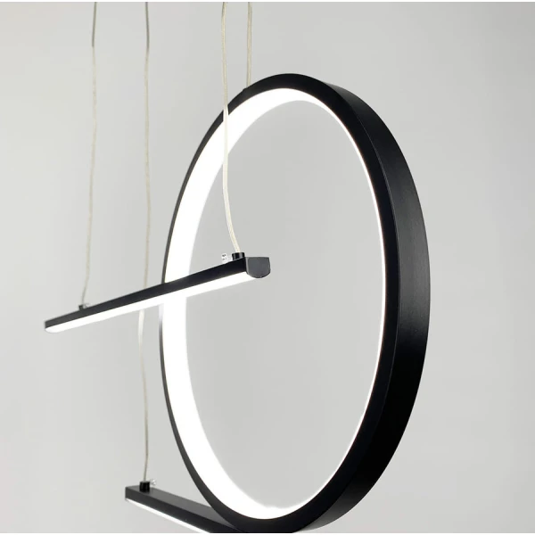 Видовжена люстра Line.F MJ 24 25Вт 3000–4500–6000K чорний 1900_2890 - Фото 2