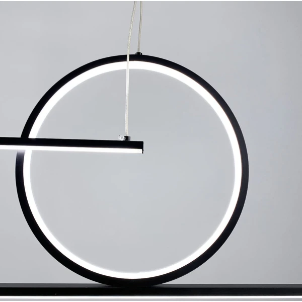 Видовжена люстра Line.F MJ 24 25Вт 3000–4500–6000K чорний 1900_2890 - Фото 4