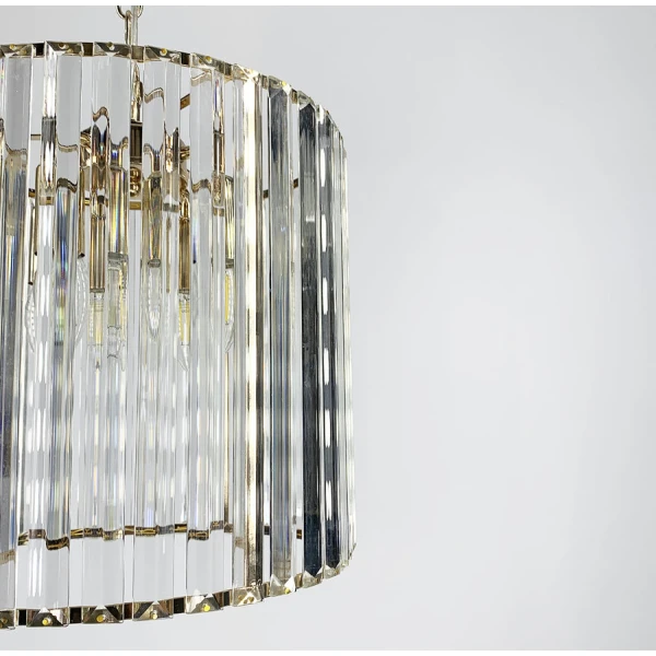 Кришталева люстра Line.F SA 39 E14 золотий 889_1326 - Фото 4