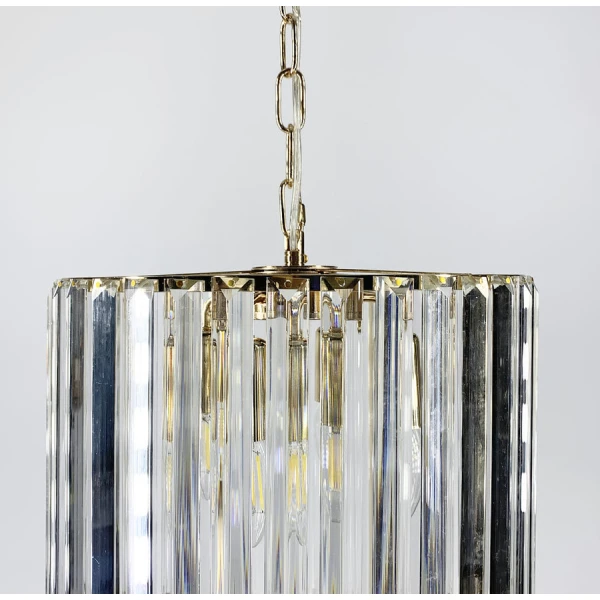 Кришталева люстра Line.F SA 39 E14 золотий 889_1326 - Фото 2