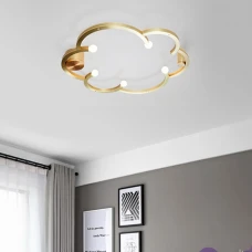 Line.F SC 9/5 G4 латунний 3060_6270. Люстра пристельова