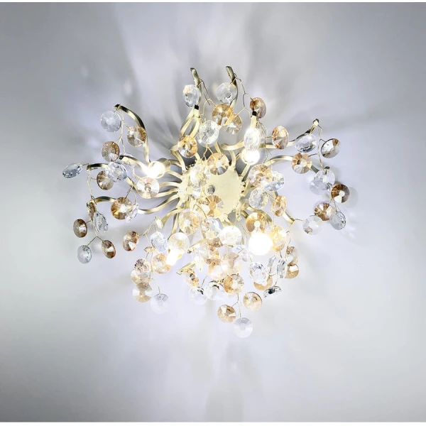 Настінний світильник (бра) Line.F G9 золотий 1307_2033 - Фото 7