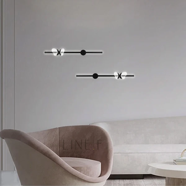 Лінійне бра Line.F C 18 BK 9Вт 4000K чорний 3565_6884 - Фото 2