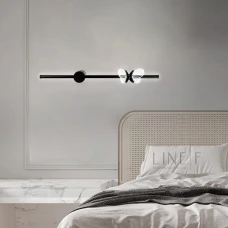 Line.F C 18 BK 9Вт 4000K чорний 3565_6884. Бра лінійне