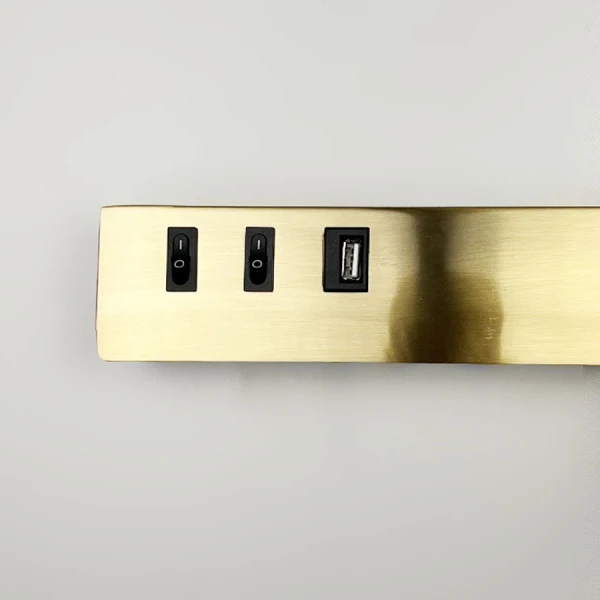 Бра спрямованого світла Line.F WJ 028/2 8Вт 4000K латунний 4068_7435 - Фото 3