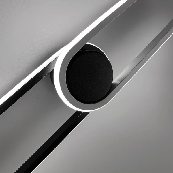 Настінний світильник (бра) Line.F 18Вт 4000K білий;чорний 2598_5678 - Фото 5