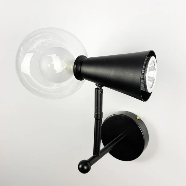 Настінний світильник (бра) Line.F YG 8006 BK G9;GU10 чорний 3358_6651 - Фото 5