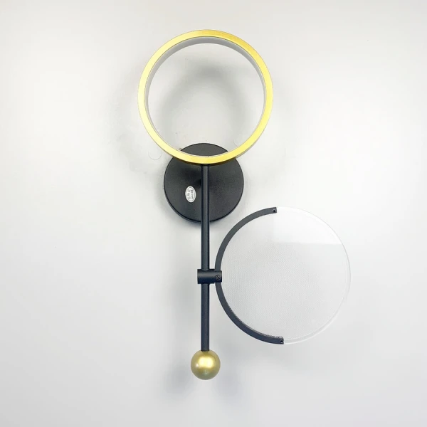 Настінний світильник (бра) Line.F YG 803 8Вт 3000–4500–6000K чорний 1850_2789 - Фото 4