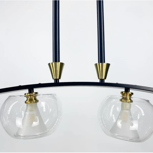 Видовжена люстра Line.F G9 чорний 1394_2146 - Фото 5