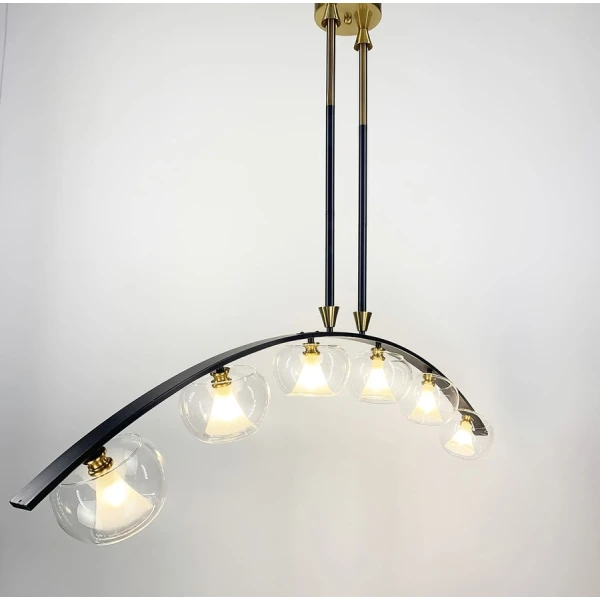 Видовжена люстра Line.F G9 чорний 1394_2146 - Фото 4