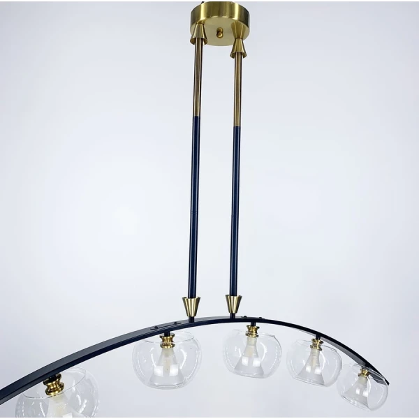 Видовжена люстра Line.F G9 чорний 1394_2146 - Фото 3