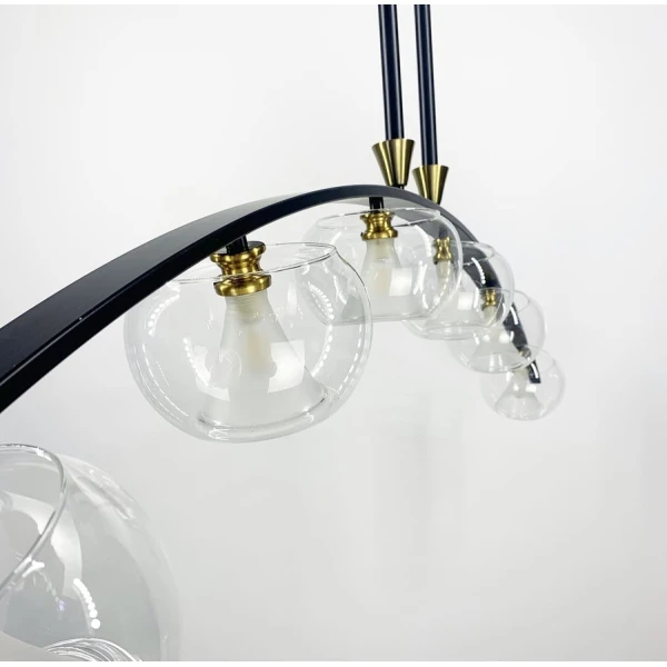 Видовжена люстра Line.F G9 чорний 1394_2146 - Фото 2