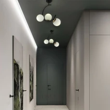 Line.F 068/3 E27 чорний 2664_5754. Люстра підвісна