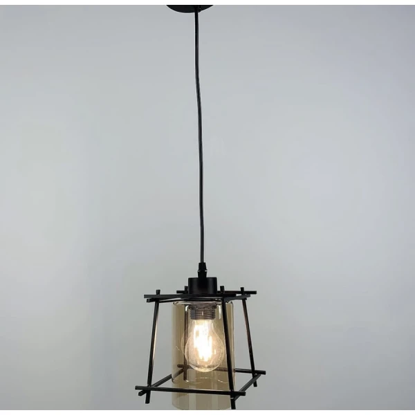 Підвісний світильник Line.F E27 чорний 1146_1782 - Фото 3