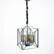 Line.F 11895/4 E27 чорний 2341_3736. Люстра підвісна
