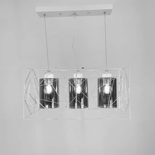 Видовжена люстра Line.F 12120 WT E27 білий 3575_6897 - Фото 4