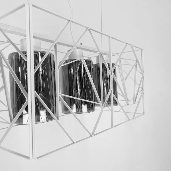 Видовжена люстра Line.F 12120 WT E27 білий 3575_6897 - Фото 3