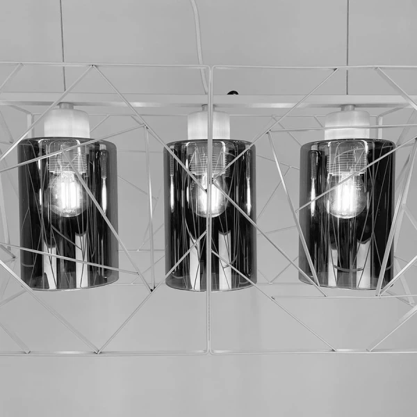 Видовжена люстра Line.F 12120 WT E27 білий 3575_6897 - Фото 2