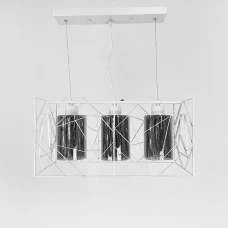 Line.F 12120 WT E27 білий 3575_6897. Люстра видовжена