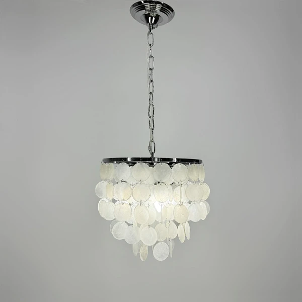 Люстра класична Line.F 1537 CH E14 сірий (хром) 3200_6445 - Фото 7