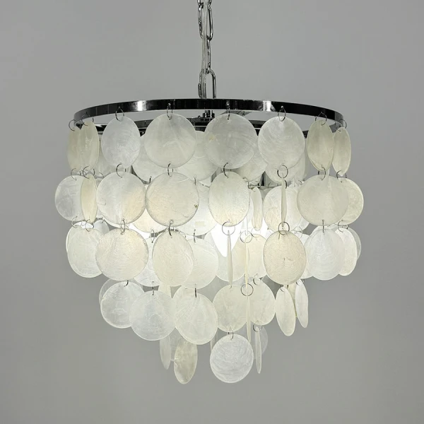 Люстра класична Line.F 1537 CH E14 сірий (хром) 3200_6445 - Фото 5