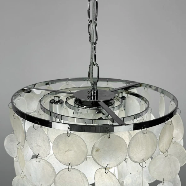 Люстра класична Line.F 1537 CH E14 сірий (хром) 3200_6445 - Фото 4