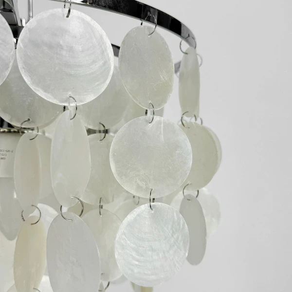 Люстра класична Line.F 1537 CH E14 сірий (хром) 3200_6445 - Фото 3