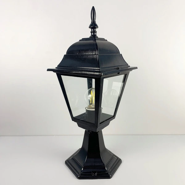 Світильник вуличний Line.F 9030 BK E27 чорний 908_1350 - Фото 1