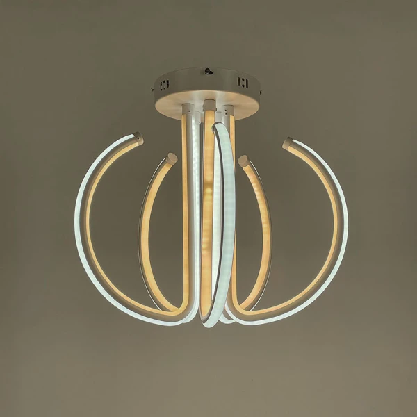 Люстра стельова Line.F 9979 100Вт 3000–4500–6000K білий 3604_6926 - Фото 6