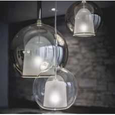 Line.F AA 392 G9 сірий (хром) 752_1080. Світильник підвісний