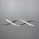 Видовжена люстра Line.F H 18 47Вт 3000–4500–6000K сірий (хром) 2455_4177