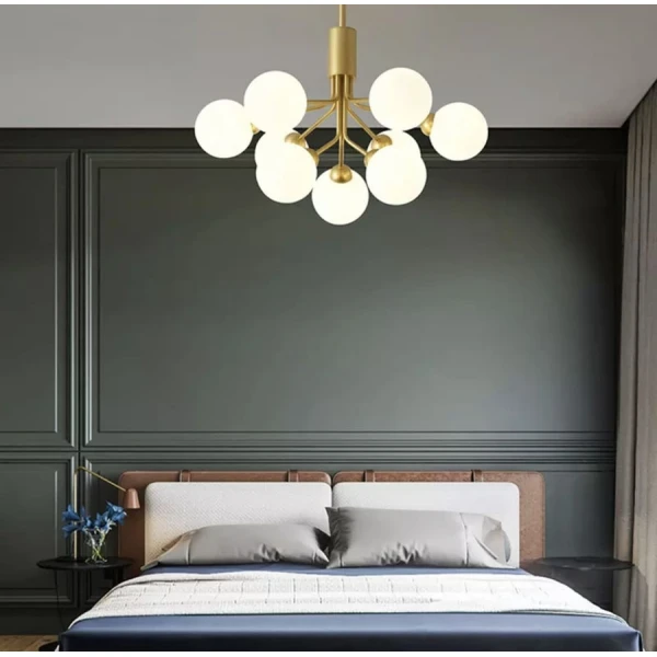 Сучасна люстра Line.F J 061 G9 латунний 2361_3792 - Фото 1