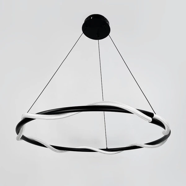 Світлодіодна люстра Line.F JU 25 57Вт чорний 4194_7562 - Фото 3