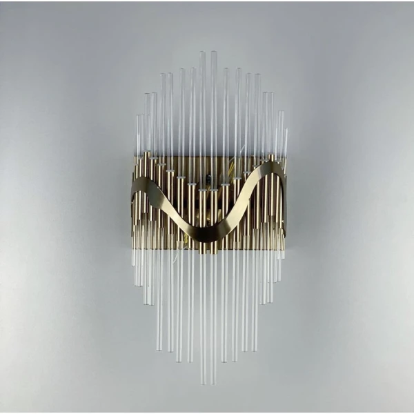 Настінний світильник (бра) Line.F MD 8089 E14 бронзовий 653_909 - Фото 4