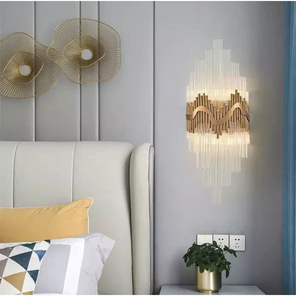 Настінний світильник (бра) Line.F MD 8089 E14 бронзовий 653_909 - Фото 3