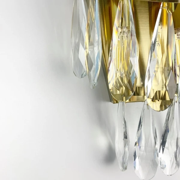 Настінний світильник (бра) Line.F MD 9132 E14 латунний 1930_2946 - Фото 5