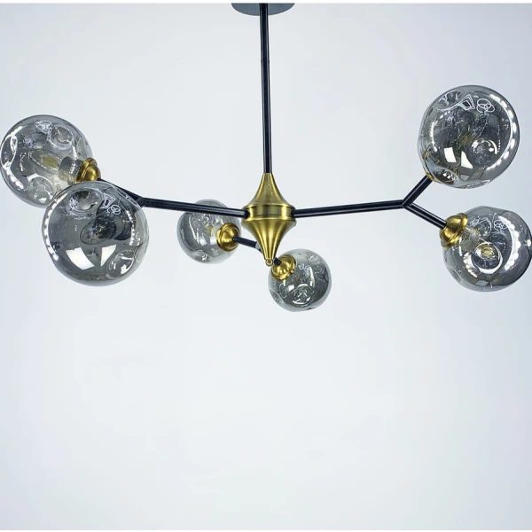 Сучасна люстра Line.F MD 8023 E27 чорний 1581_2387 - Фото 2