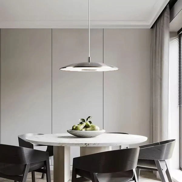 Підвісний світильник Line.F 16Вт 4000K сірий (хром) 3192_6430 - Фото 1