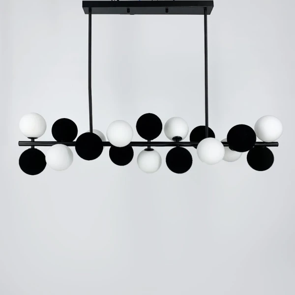 Видовжена люстра Line.F G9 чорний 3257_6537 - Фото 6