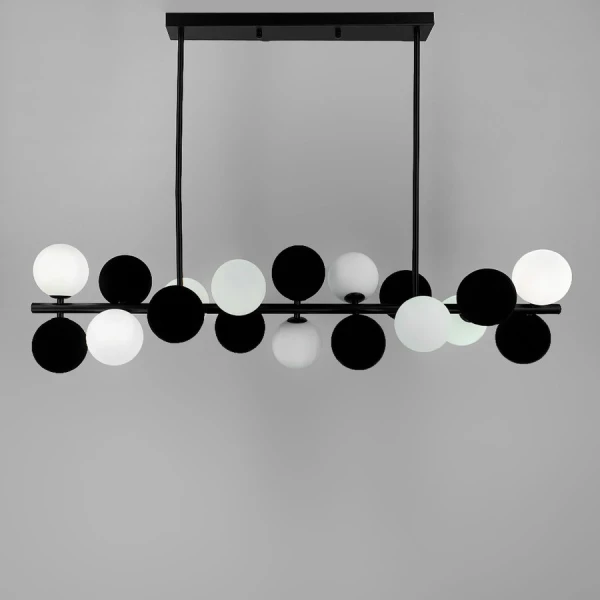 Видовжена люстра Line.F G9 чорний 3257_6537 - Фото 5