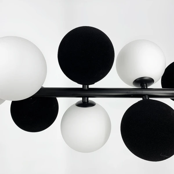 Видовжена люстра Line.F G9 чорний 3257_6537 - Фото 3